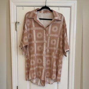 Women’s casual button up romper